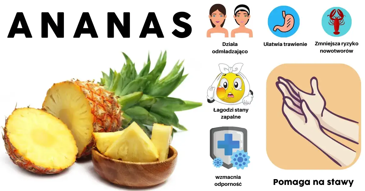 Zdjęcie Czy ananas jest zdrowy? Korzyści i zagrożenia związane ze spożywaniem