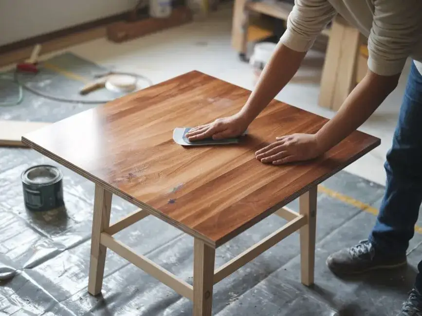 Zdjęcie Jak odnowić blat stołu i przywrócić mu nowy blask bez wysiłku