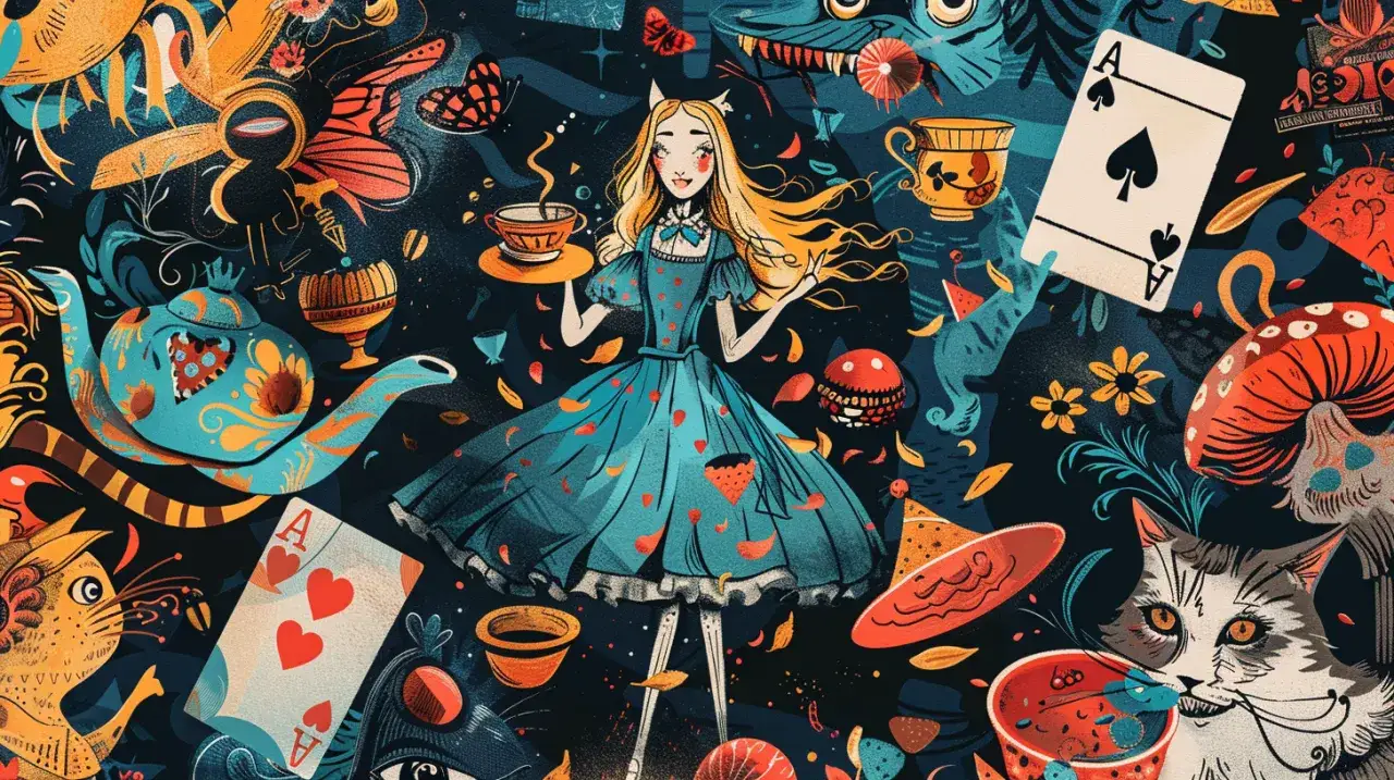 Zdjęcie Plakat Alicja w Krainie Czarów: Najpiękniejsze grafiki z bajki