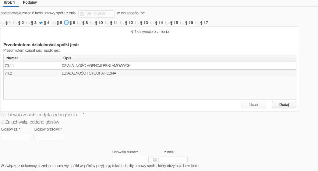 Zdjęcie Jak szybko i łatwo rozszerzyć PKD przez internet bez zbędnych formalności