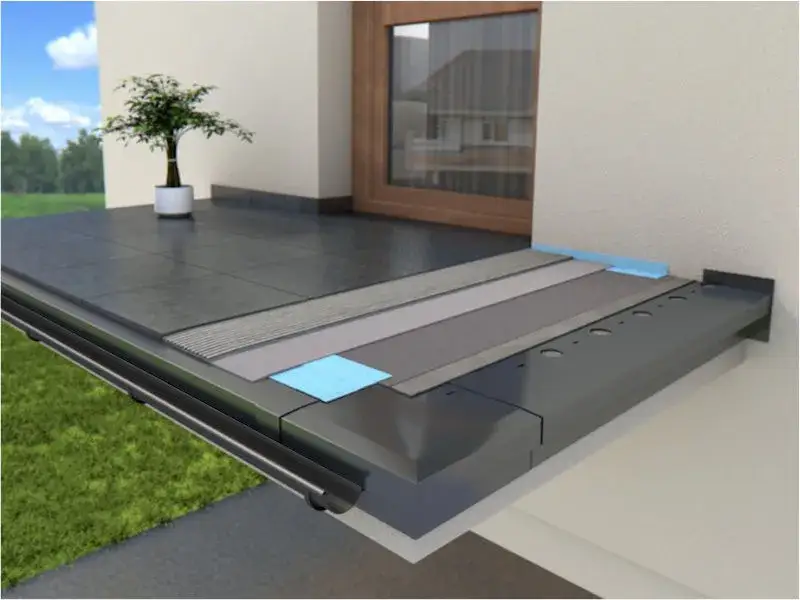 Zdjęcie Rynna na tarasie: Jak skutecznie chronić swój taras przed wodą