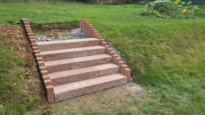 Zdjęcie Jak udělat schody ze zámkové dlažby bez zbytečných chyb a nákladů