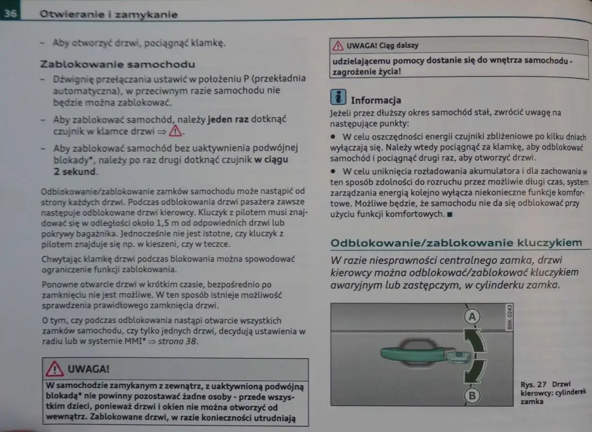 Zdjęcie Jak otworzyć Audi A4 B5 bez kluczyka? Sprawdź skuteczne i bezpieczne metody!