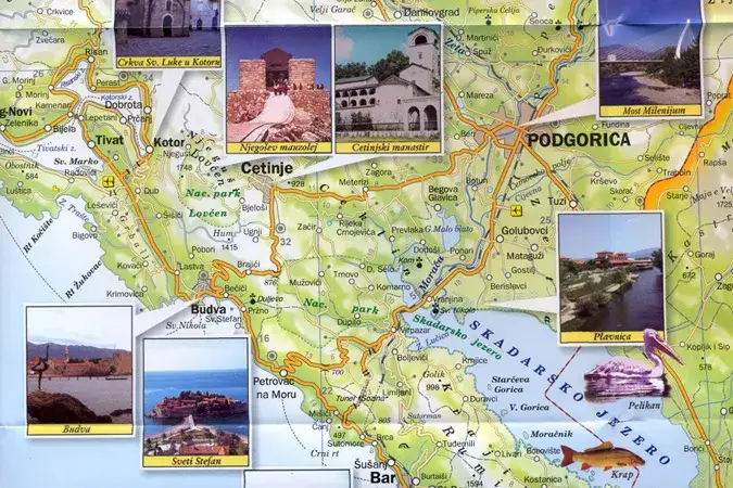 Zdjęcie Czarnogóra w pigułce: Mapa turystyczna i najciekawsze atrakcje regionu