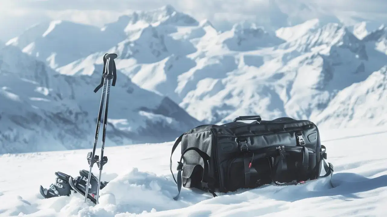 Zdjęcie Pokrowiec na narty do samolotu: Jak zabezpieczyć narty w podróży?