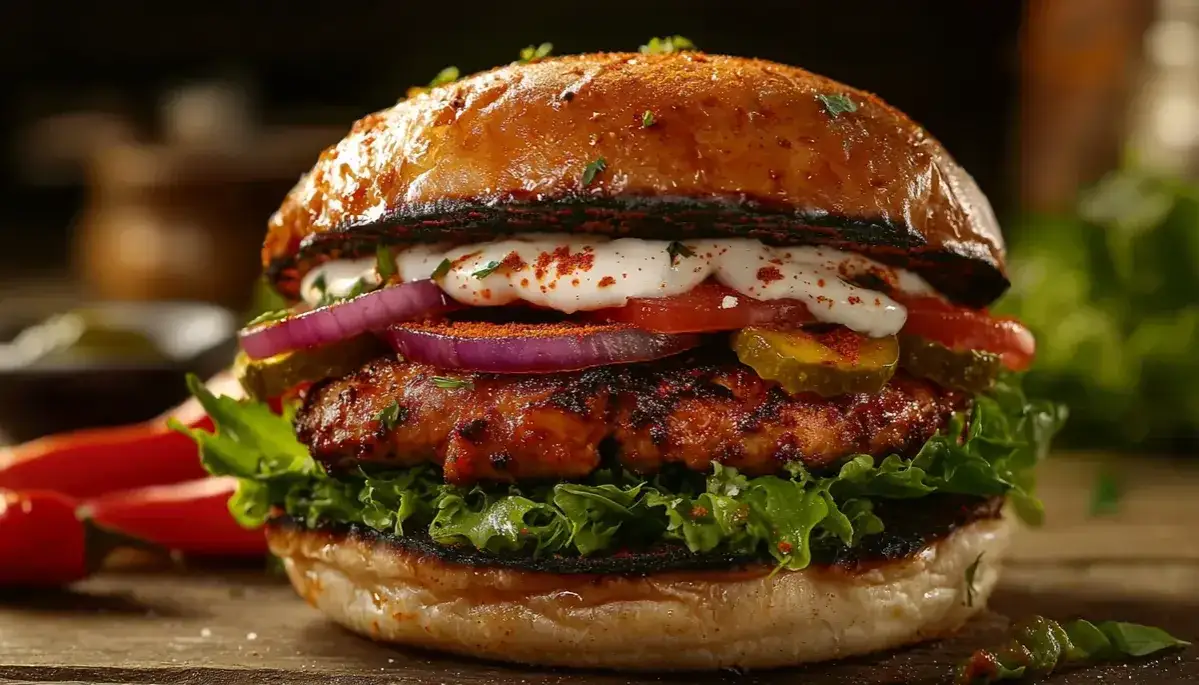 Zdjęcie Burger poulet maison: le guide ultime pour un résultat parfait