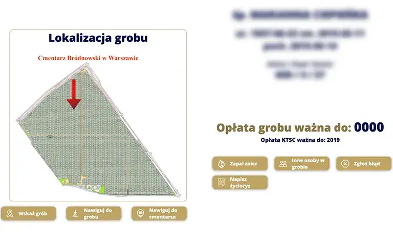 Zdjęcie Jak znaleźć zmarłego na cmentarzu bródnowskim - krok po kroku