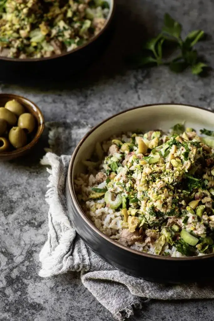 Zdjęcie Recette facile de salade de riz aux thon pour des repas légers
