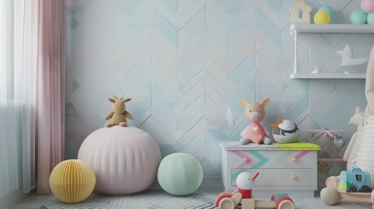 Zdjęcie Dlaczego panel tapicerowany jodełka jest najlepszym wyborem dla dzieci?