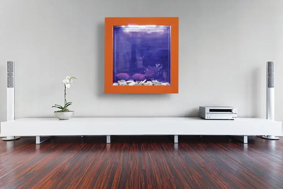 Zdjęcie Inspiracje i porady na temat aranżacji akwarium w ścianie działowej