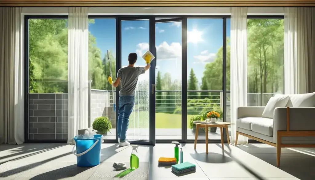 Zdjęcie Jak myć okna w słońcu, aby uniknąć smug i szybkiego wysychania