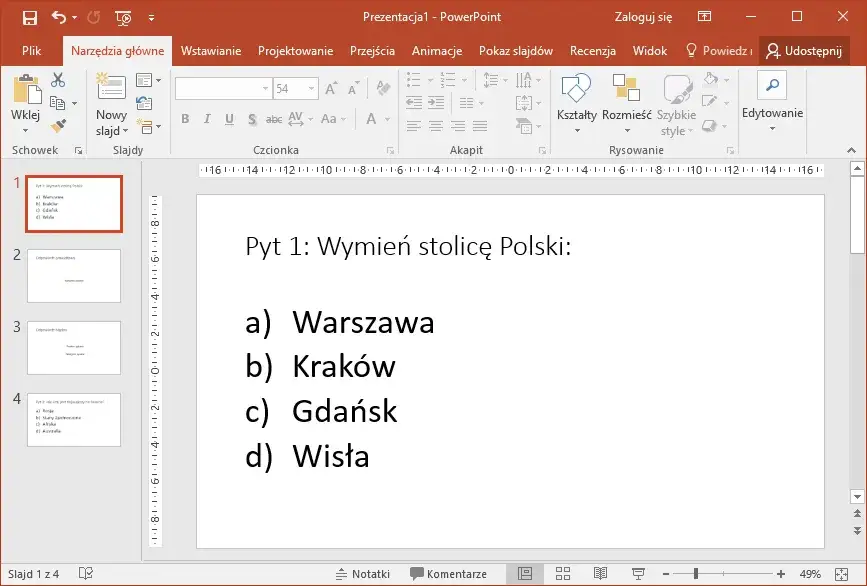 Zdjęcie Jak zrobić quiz w PowerPoint - prosty poradnik krok po kroku dla każdego