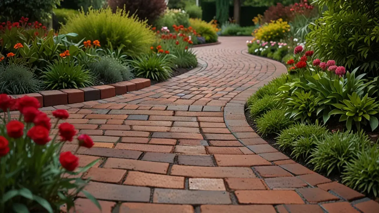 Zdjęcie Kostka brukowa Czerwona 6 cm: jak wyrazisty akcent zmienia ogród?