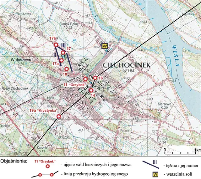 Zdjęcie Gdzie leży Ciechocinek? Odkryj jego lokalizację na mapie Polski
