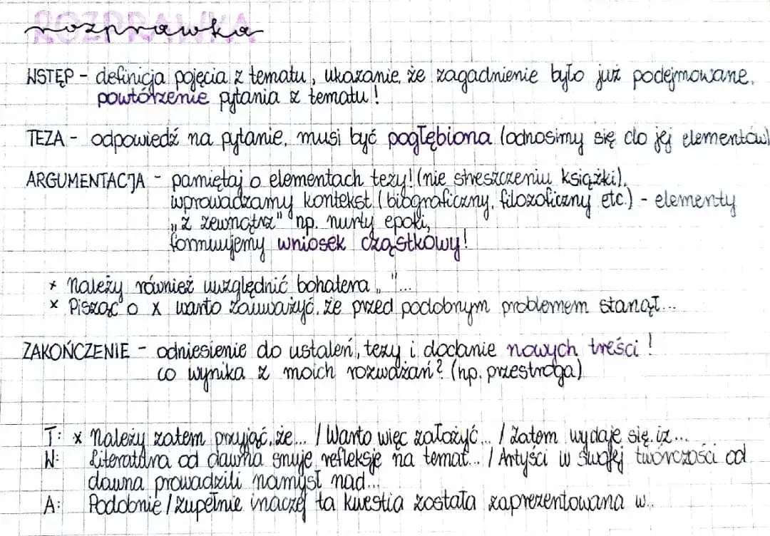 Zdjęcie Co to jest rozprawka? Zrozumienie struktury i typów rozprawki