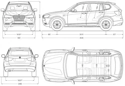 Zdjęcie Wymiary BMW X3 – poznaj kluczowe informacje o rozmiarze SUV-a