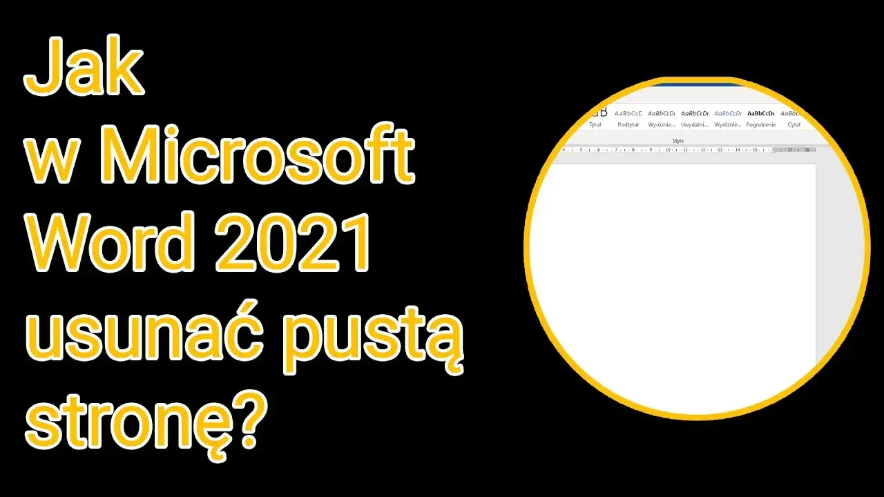 Zdjęcie Jak usunąć stronę w Word – proste sposoby na pozbycie się problemu
