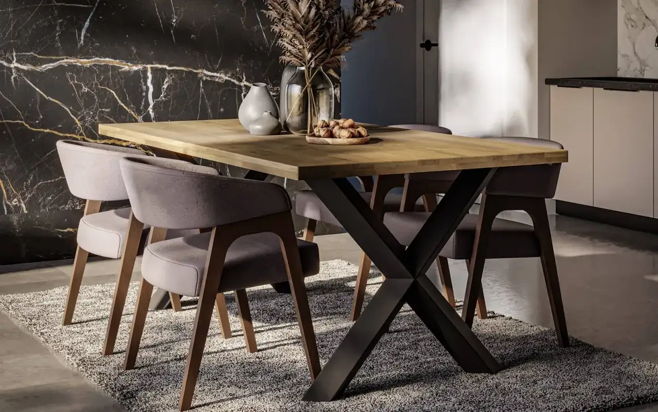 Zdjęcie Jak połączyć drewniany blat z metalowymi nogami, aby uniknąć problemów