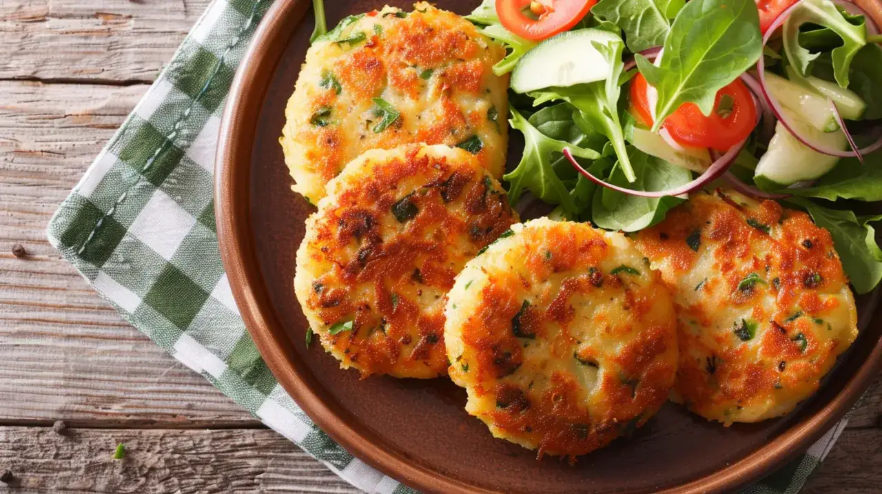 Zdjęcie Kotlety ziemniaczane ze szpinakiem: Zielony obiad w 30 min dla pracusiów