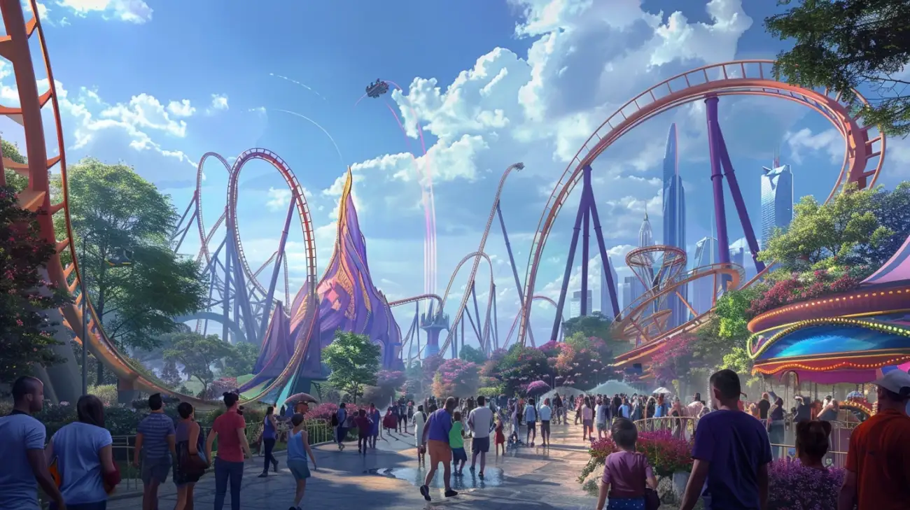 Zdjęcie Niesamowita przygoda w parku rozrywki SkyTower i Kolejkowie