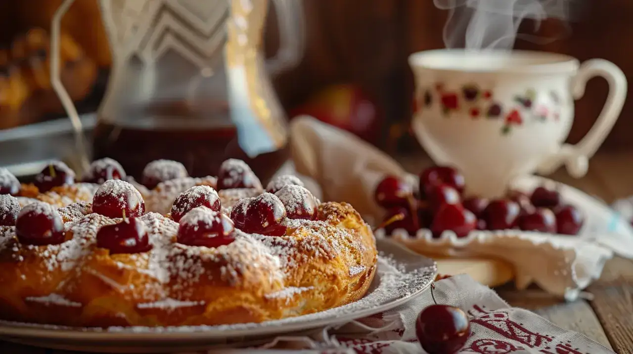 Zdjęcie Drożdżowe z wiśniami: Sekret idealnego ciasta węgierskiego. Poznaj!
