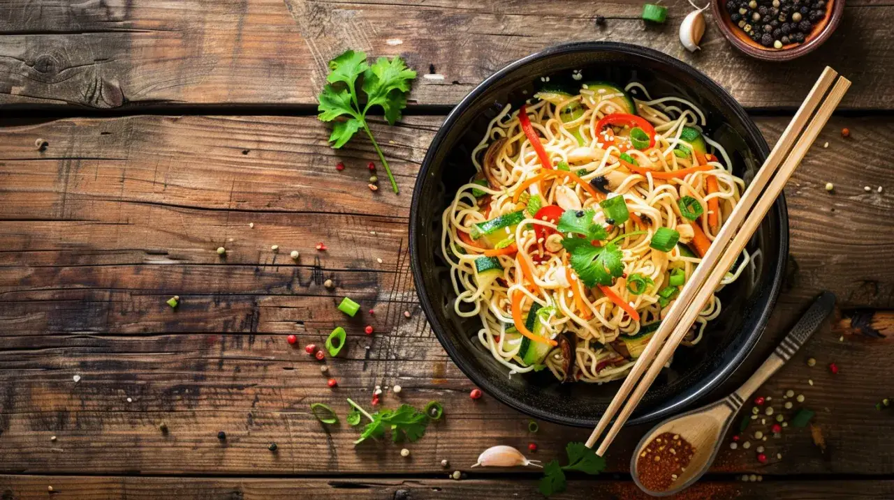 Zdjęcie Mien makaron: Szybki przepis na aromatyczny makaron z Azji