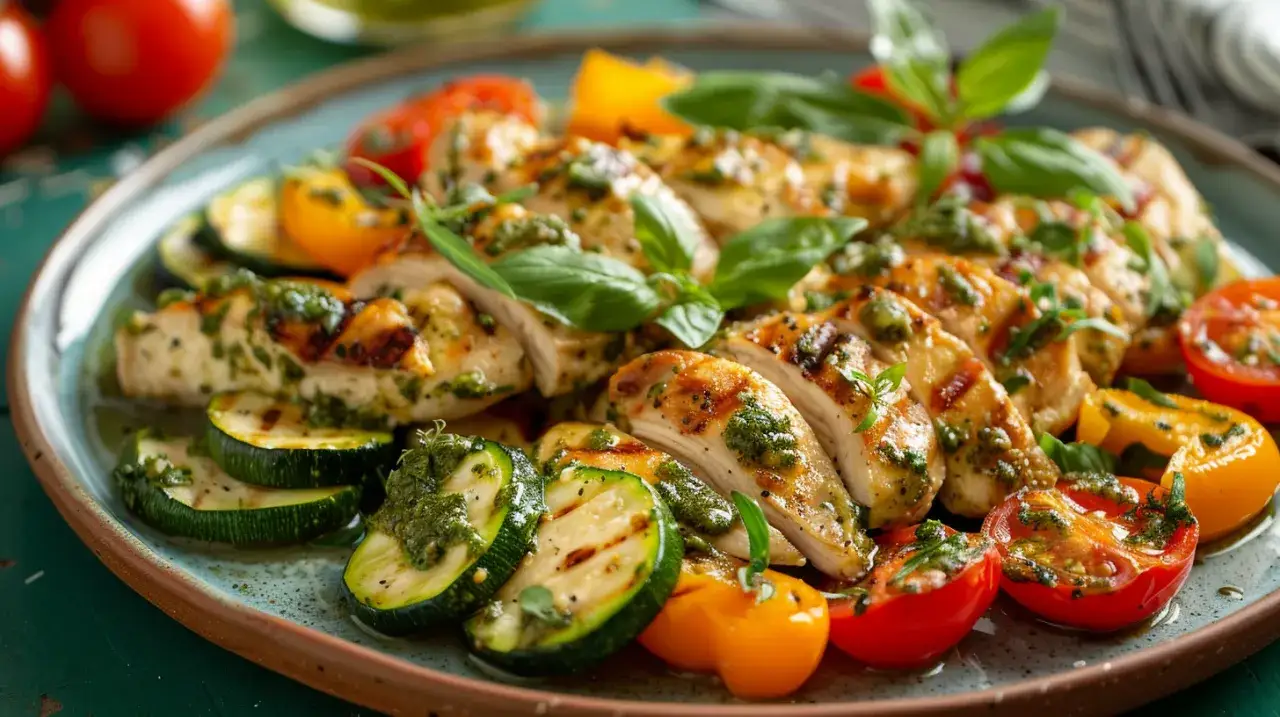 Zdjęcie Soczysty kurczak z papryką i cukinią: Kolorowy obiad tylko w 30 minut