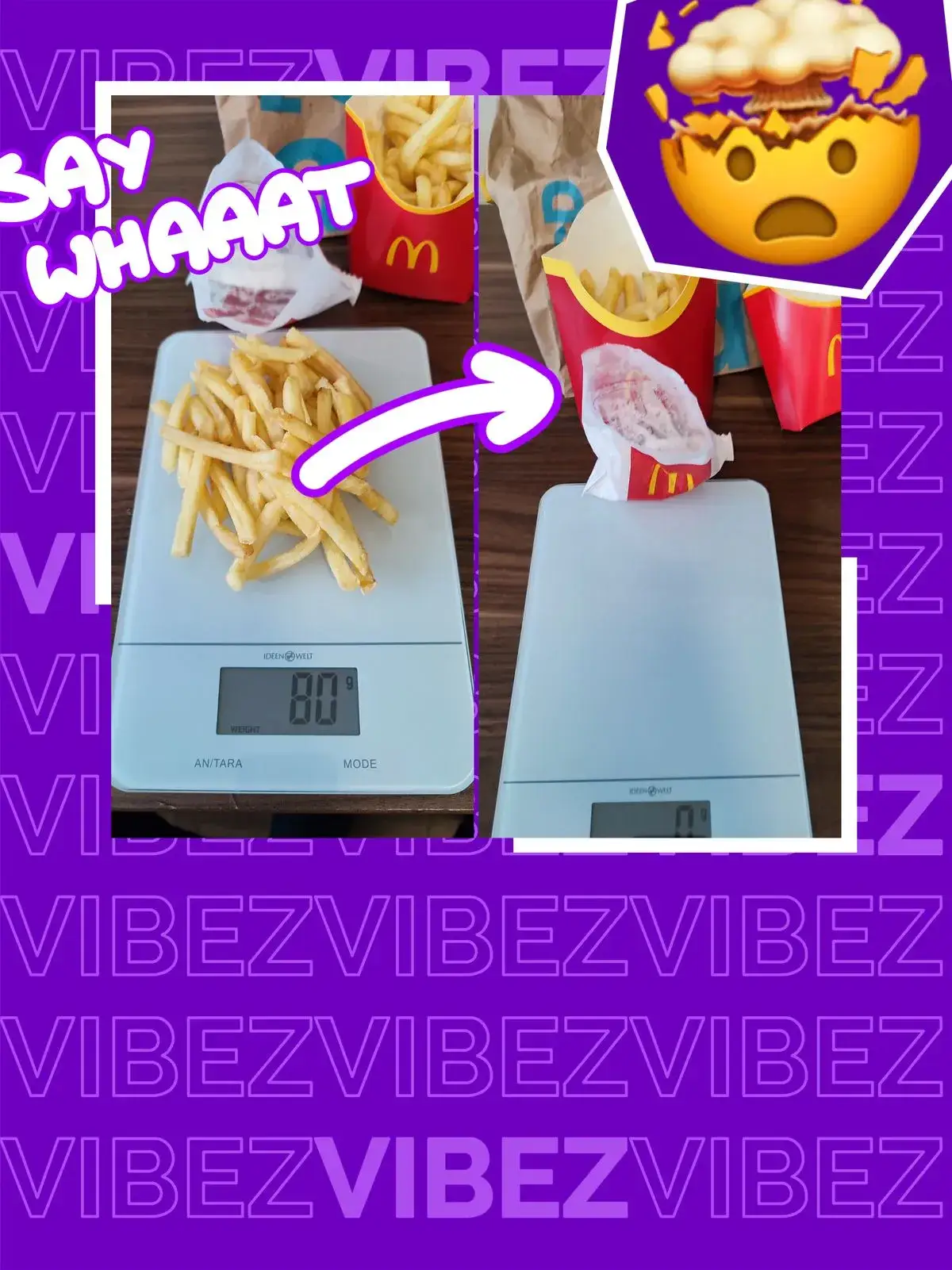 Zdjęcie Ile gram mają frytki McDonald's? Zaskakujące różnice w wagach