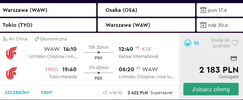 Zdjęcie Ile kosztuje lot do Japonii? Sprawdź ceny i najlepsze oferty!