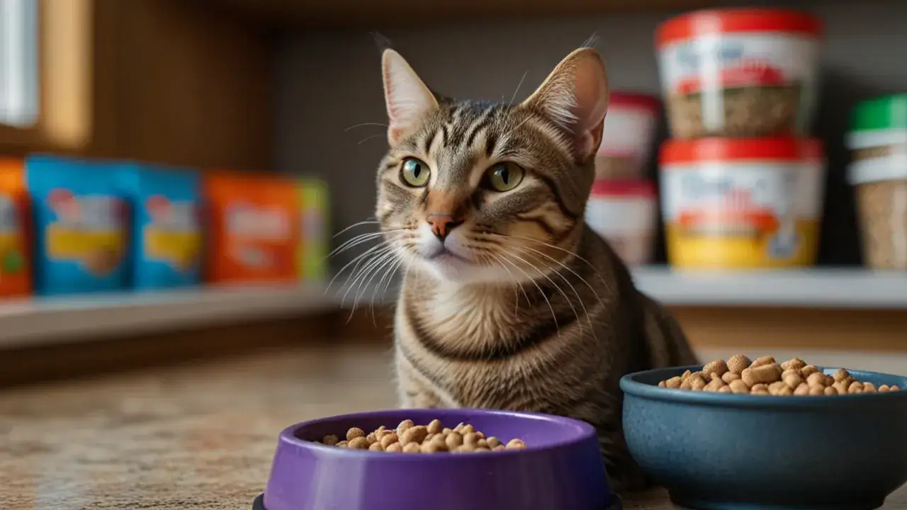 Zdjęcie Kocie jedzenie: najlepsze opcje dla zdrowia kota i ich korzyści
