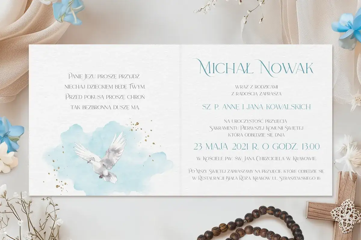 Zdjęcie Jak dziecko ma zaprosić na komunię? Praktyczne porady i wzory zaproszeń