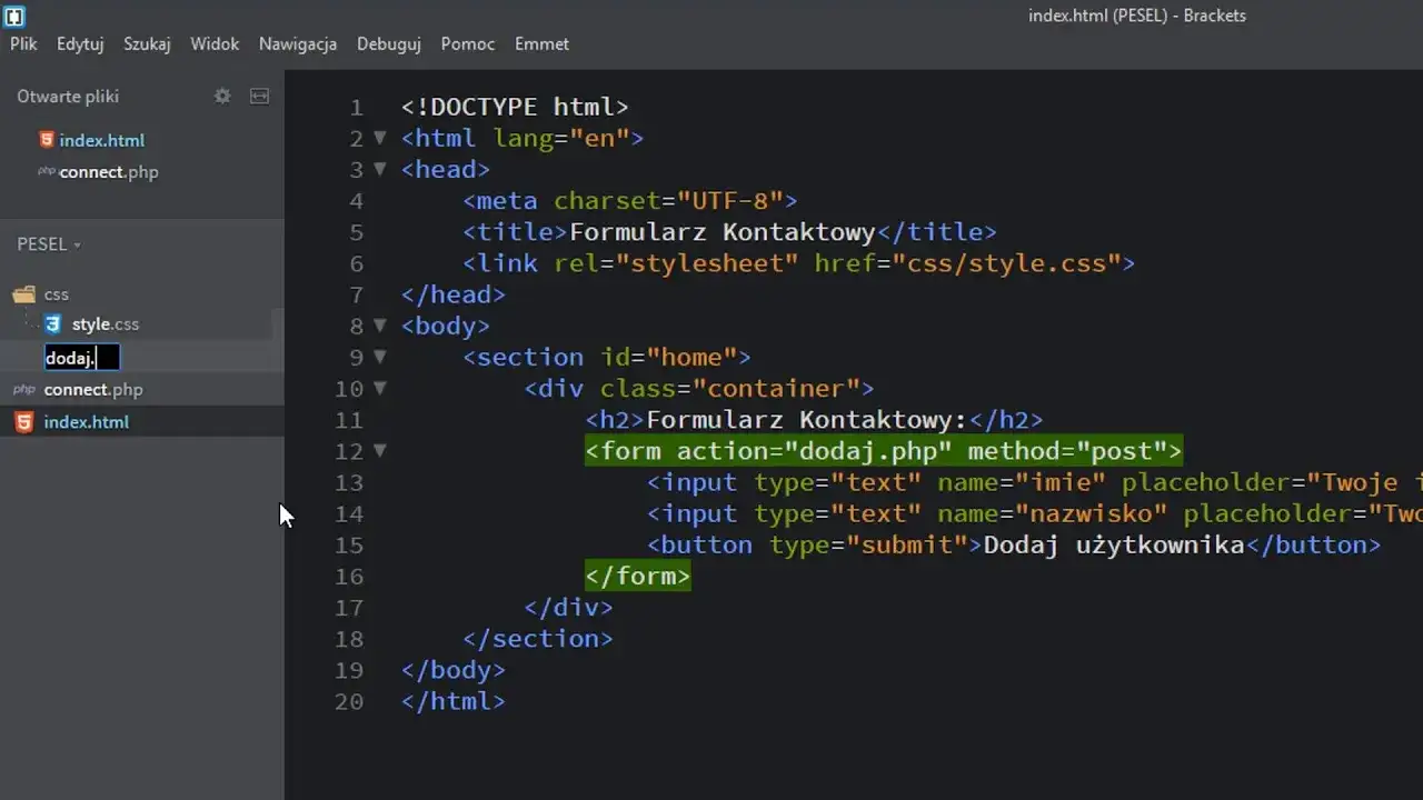 Zdjęcie Jak podłączyć bazę danych ze stroną HTML i uniknąć problemów z połączeniem