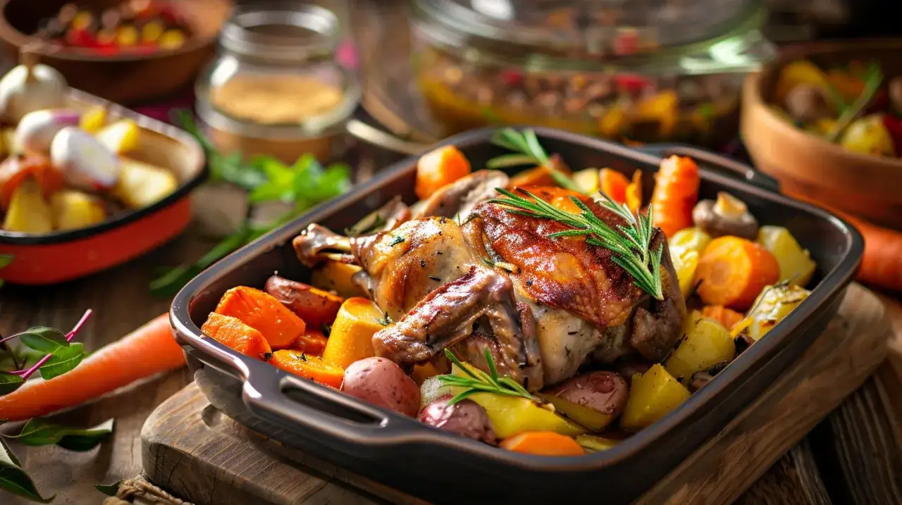 Zdjęcie Królik pieczony z warzywami: 9 sekretów udanej potrawy na rodzinny obiad