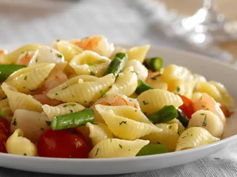 Zdjęcie Recette de salade de pâtes aux fruits de mer : fraîcheur et saveurs garanties