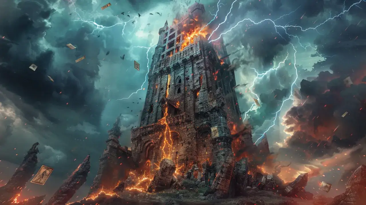 Zdjęcie Wieża w tarocie: Co oznacza ta dramatyczna karta i jej przesłanie?