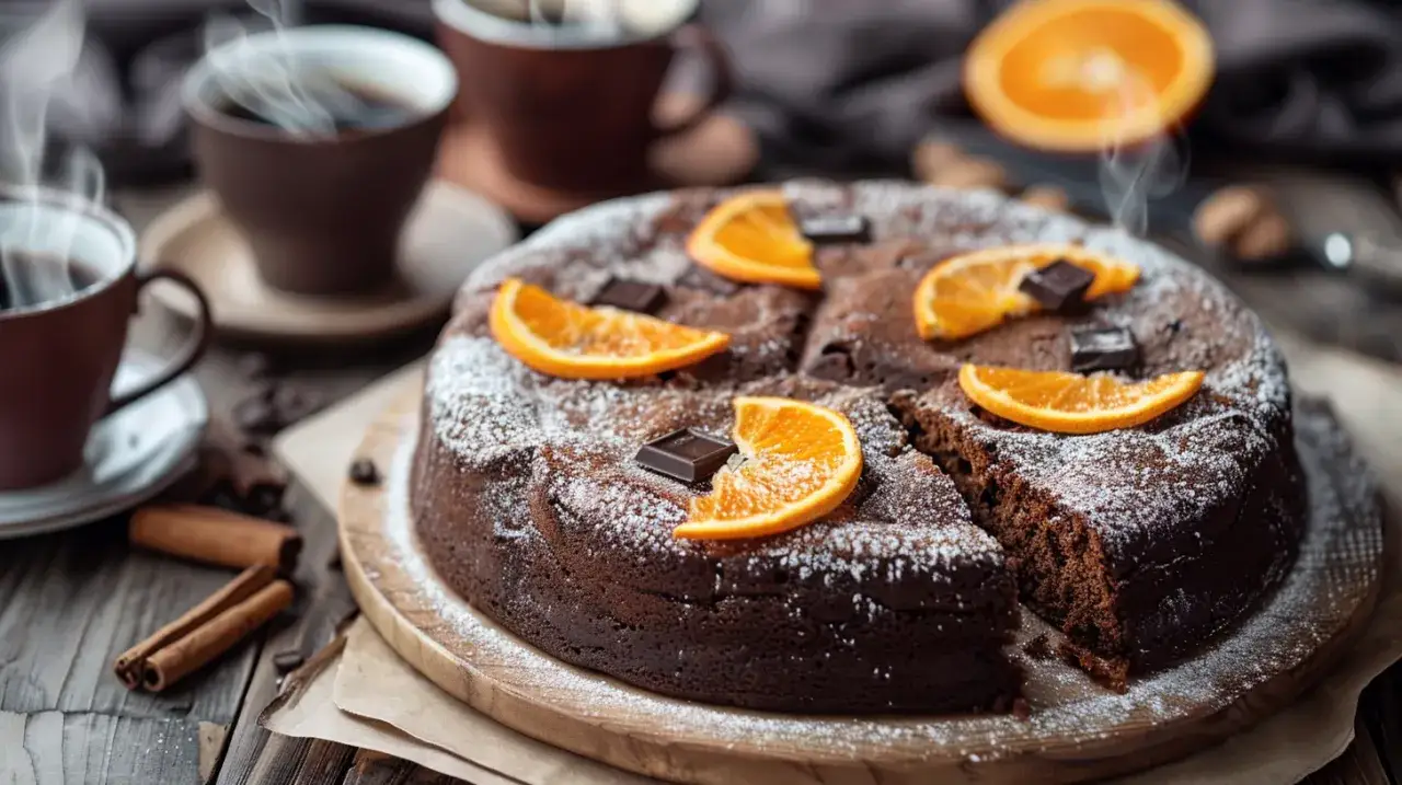 Zdjęcie Aromatyczne ciasto pomarańczowo-kawowe: Odkryj te połączenie smaków