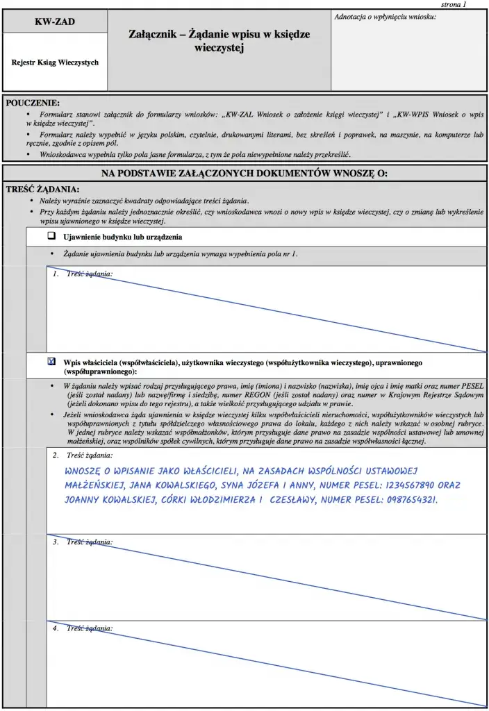 Zdjęcie Jak uniknąć błędów przy wypełnianiu wniosku o księgę wieczystą dla gruntu – krok po kroku