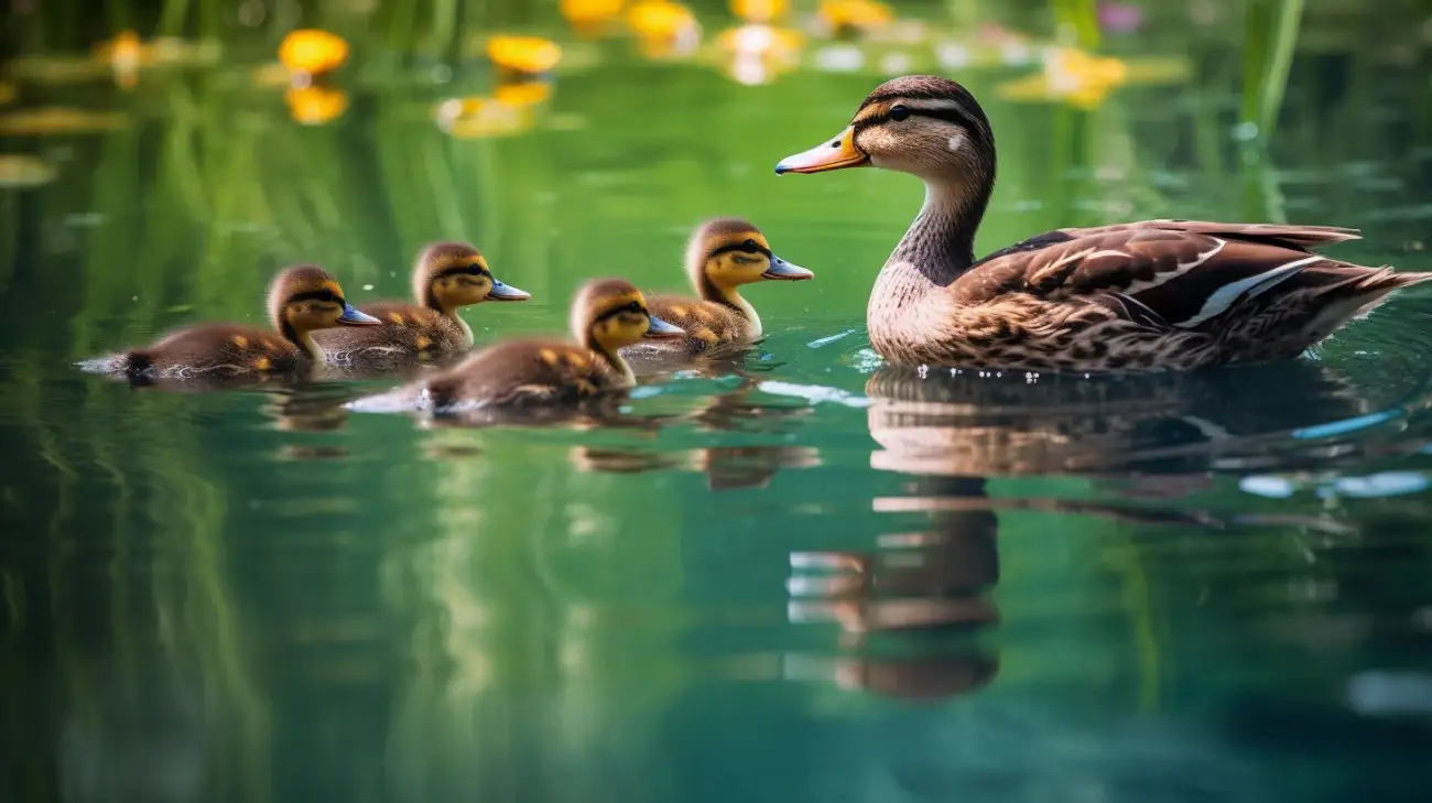 Zdjęcie Co jedzą kaczki dzikie: Tajemnice ich diety odkryte