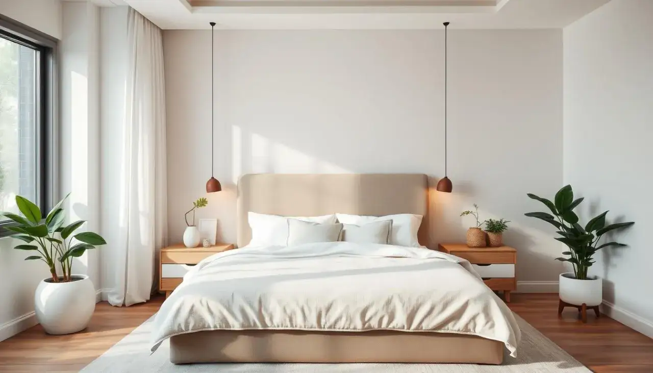 Zdjęcie Jak ustawić łóżko w sypialni kierunków świata, aby uniknąć złej energii