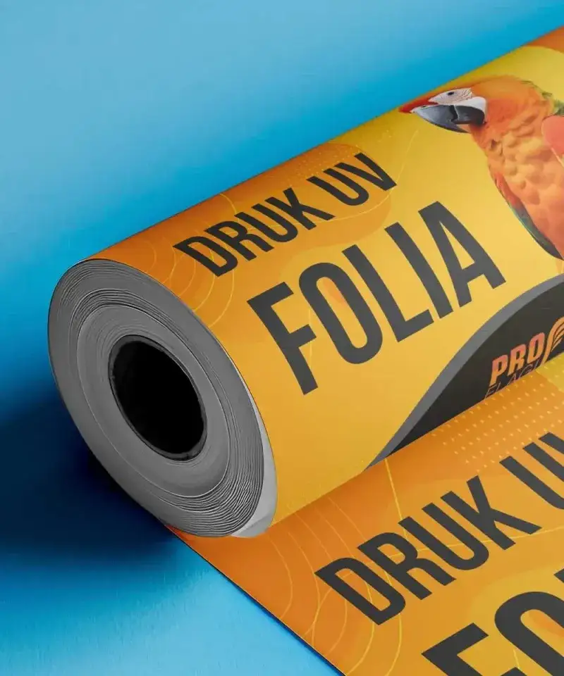 Zdjęcie Druk UV na folii: Dlaczego warto wybrać tę technologię dla reklamy?