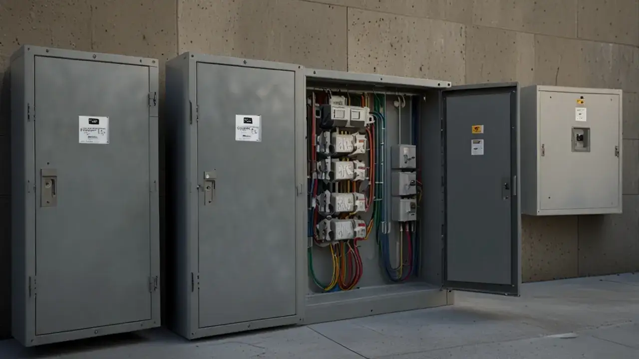 Zdjęcie Wymiary skrzynek elektrycznych zewnętrznych: rodzaje i standardy