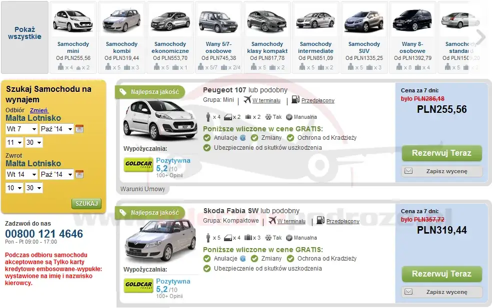 Zdjęcie Ile kosztuje wypożyczenie samochodu w Polsce: Kompletny poradnik cenowy