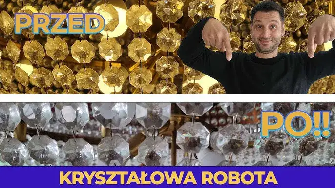 Zdjęcie Jak wyczyścić żyrandol z kryształkami bez smug i zniszczeń