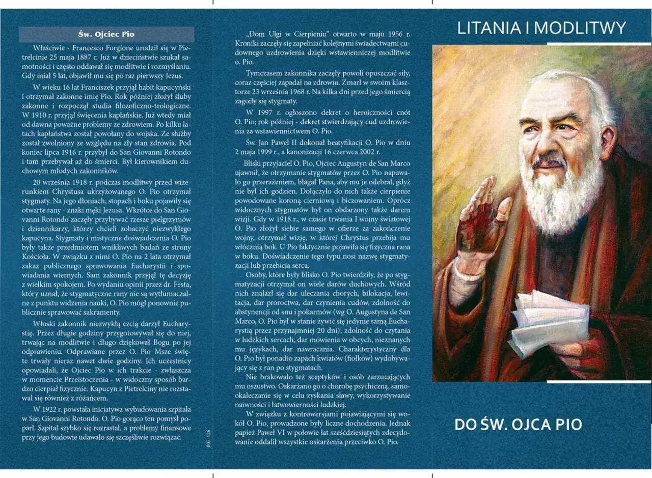 Zdjęcie Litania do św. ojca Pio - pełny tekst, znaczenie i intencje modlitewne