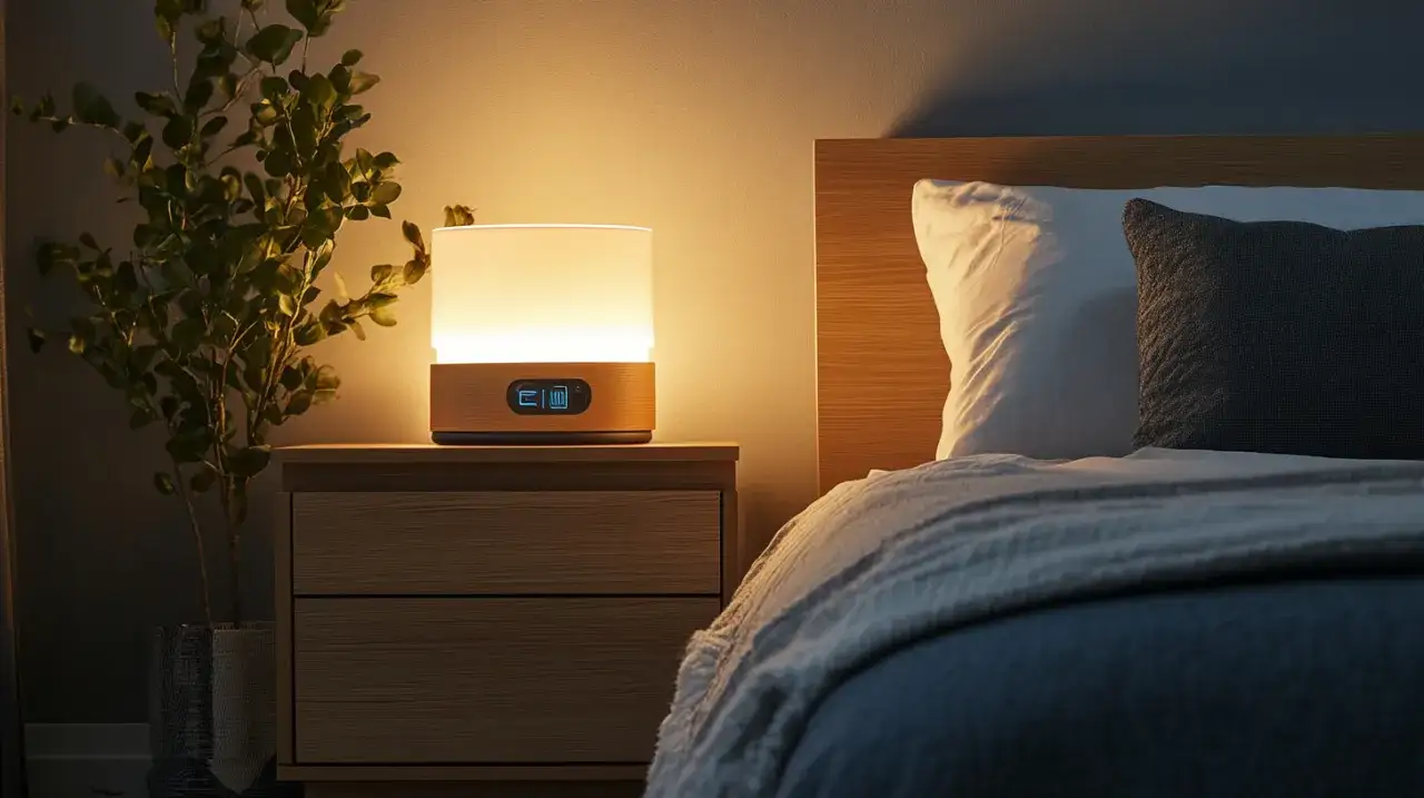 Zdjęcie Lampa na USB - praktyczna lampka nocna z wbudowaną ładowarką USB