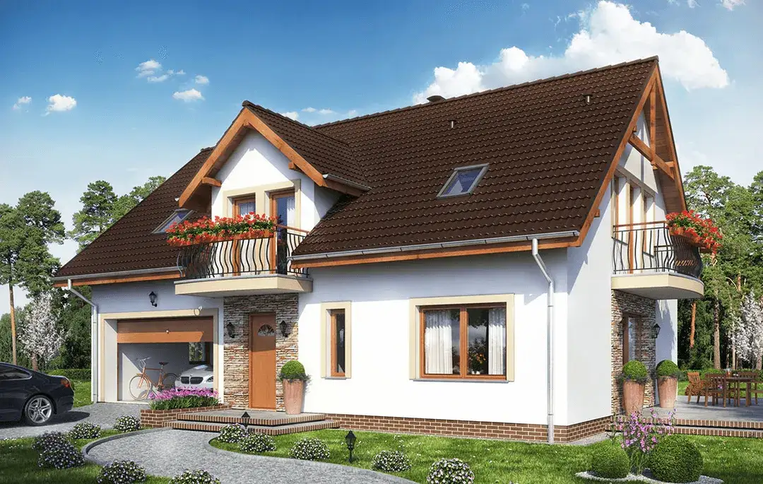 Zdjęcie Karmelita Modern 2M: Kompleksowy kosztorys budowy domu