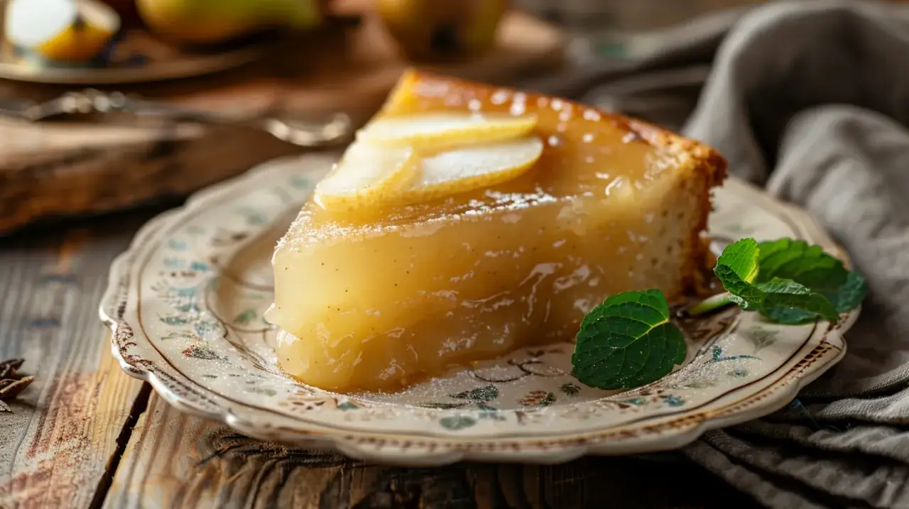 Zdjęcie Ciasto z gruszkami i galaretką: Owocowy raj w każdym kęsie. Jak zrobić?