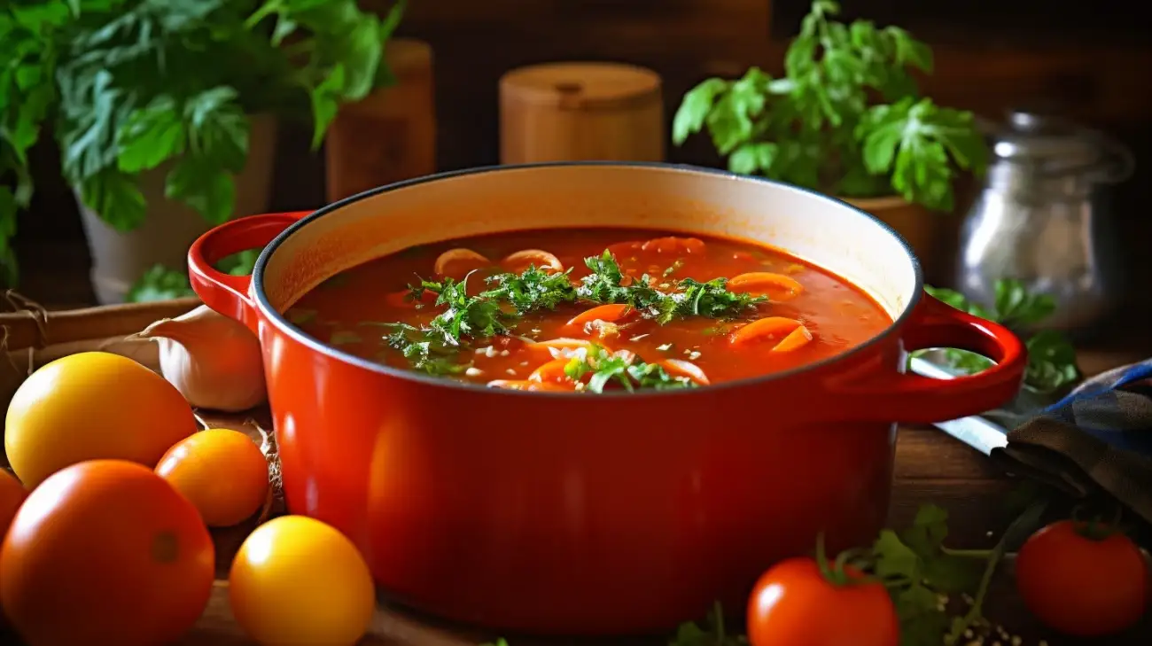 Zdjęcie Zupa pomidorowa bez mięsa: tajemnica smaku pełnego aromatu