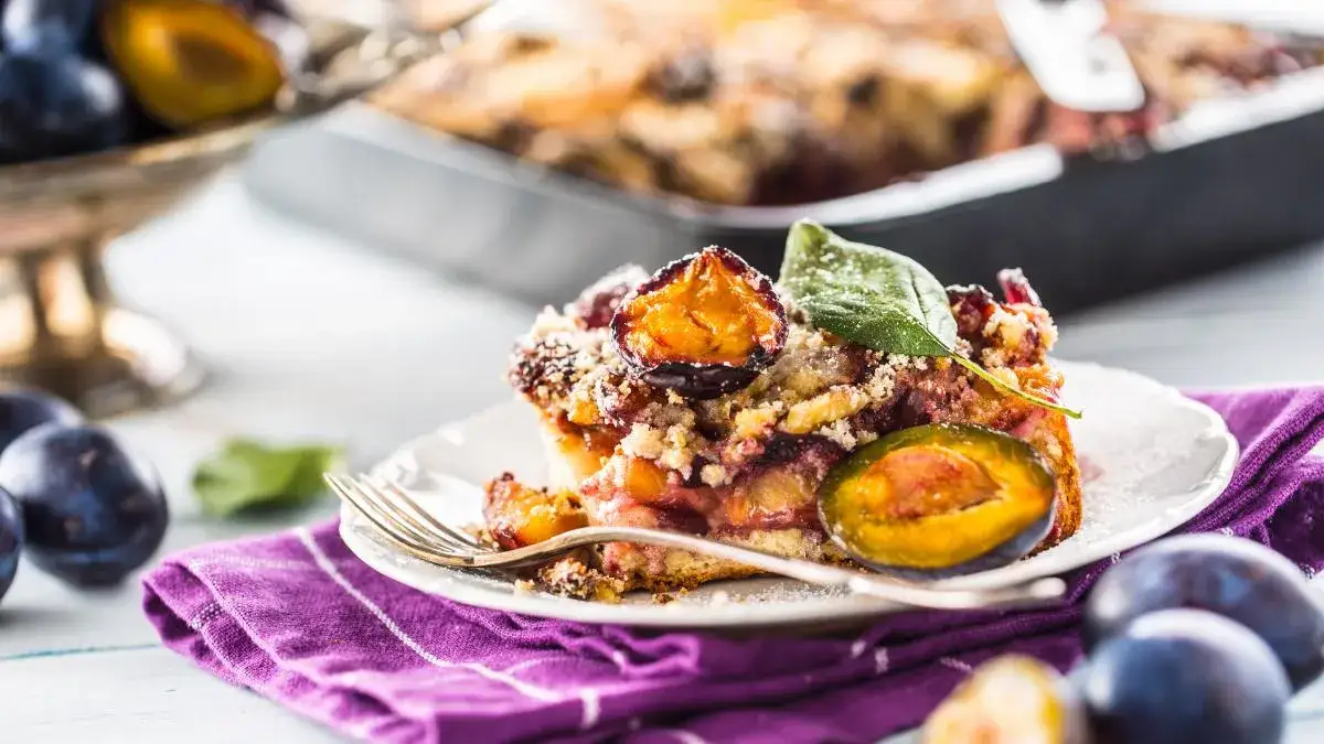 Zdjęcie Najlepsze ciasto dietetyczne ze śliwkami - tylko 150 kcal w porcji