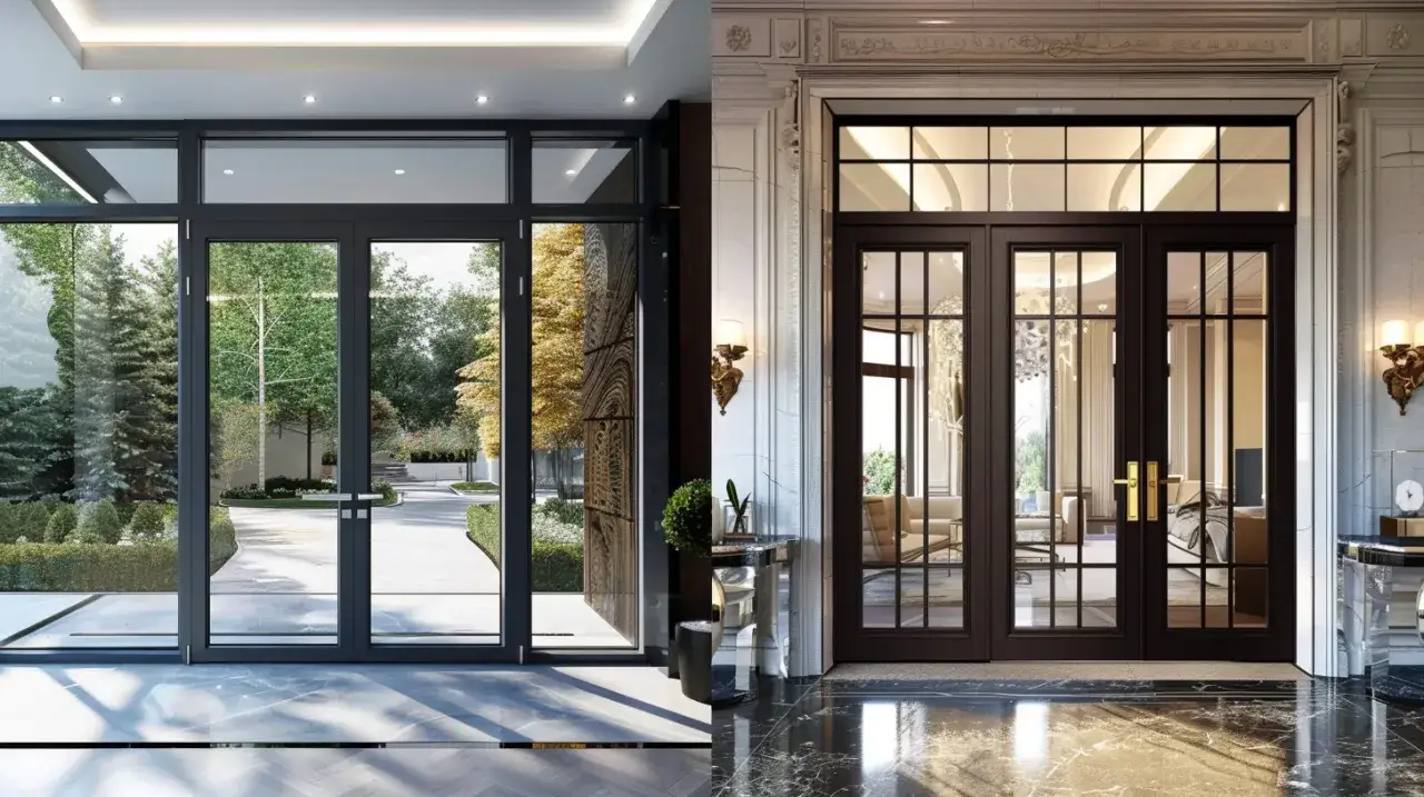 Zdjęcie Drzwi do wiatrołapu szklane: Przesuwne czy przeszklone – co wybrać?